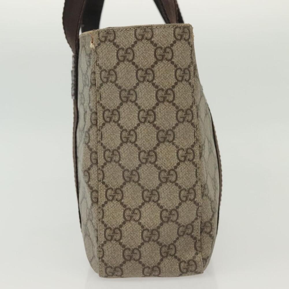 GUCCI GG Supreme Tote Bag Pvc Beige Silver - Picture 4 of 13
